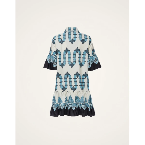 La Double J Choux Dress in Scirocco Placée Ivory, view 5
