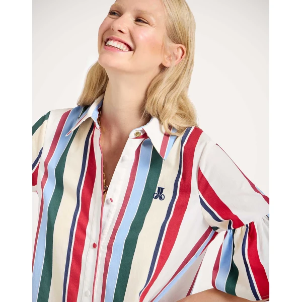 La Double J Choux Dress in Stripes Multicolor, view 4