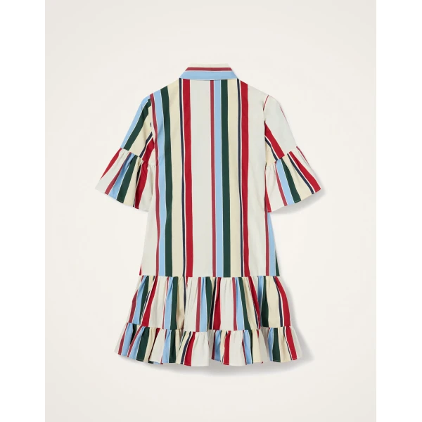 La Double J Choux Dress in Stripes Multicolor, view 5