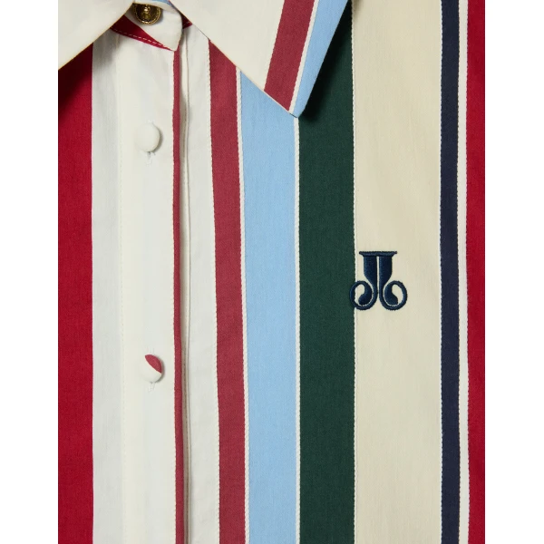 La Double J Choux Dress in Stripes Multicolor, view 6