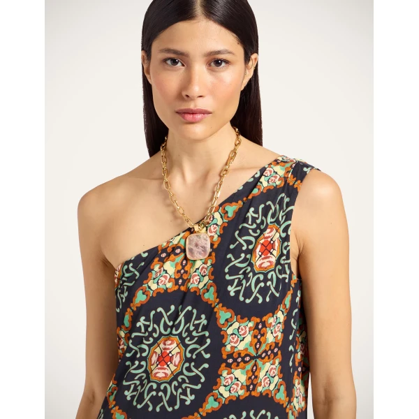 La Double J Clingy Roy Dress in Ballata Black, view 5