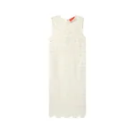 La Double J Column Dress in Caper Light Yellow