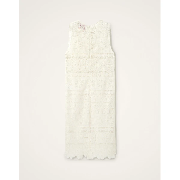 La Double J Column Dress in Caper Light Yellow, view 6