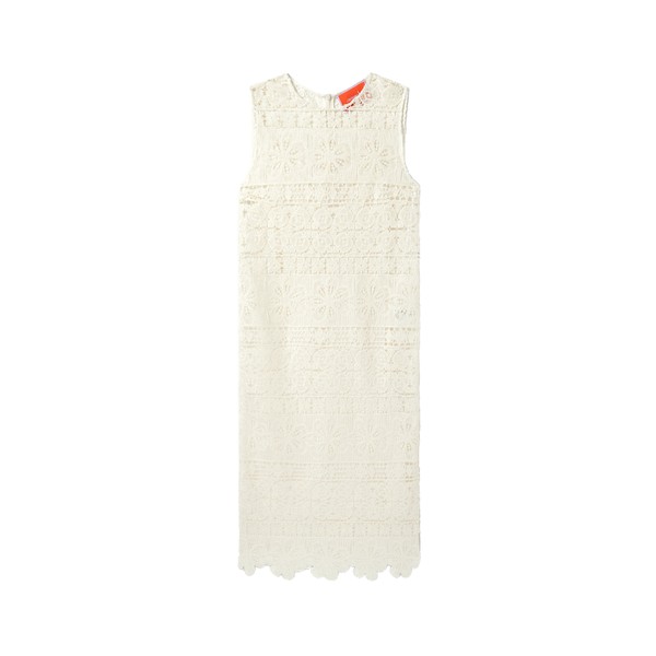 La Double J Column Dress in Caper Light Yellow
