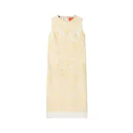 La Double J Column Dress in Iris Yellow