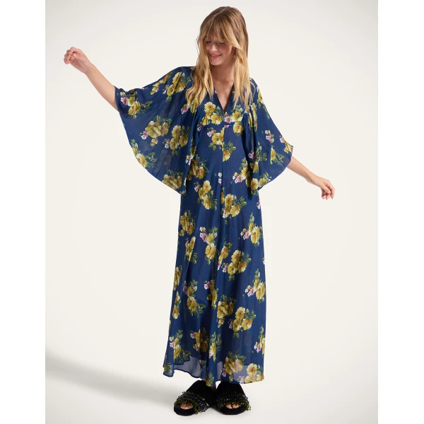 La Double J Delizioso Dress in Riptide Midnight Blue, view 4