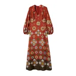La Double J Diva Dress in Nucleus Rust