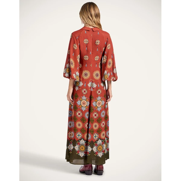 La Double J Diva Dress in Nucleus Rust, view 3