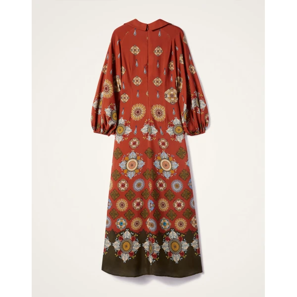 La Double J Diva Dress in Nucleus Rust, view 6