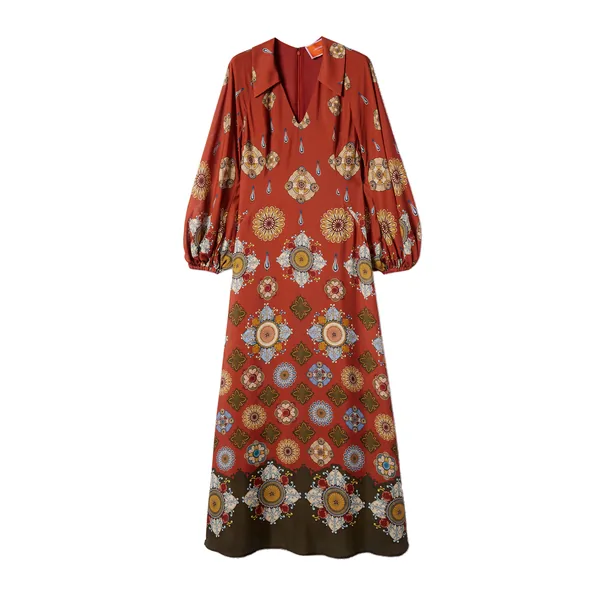 La Double J Diva Dress in Nucleus Rust