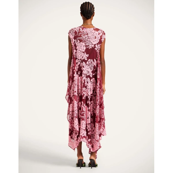 La Double J Do It All Lacey Dress in Solid Pink, view 3