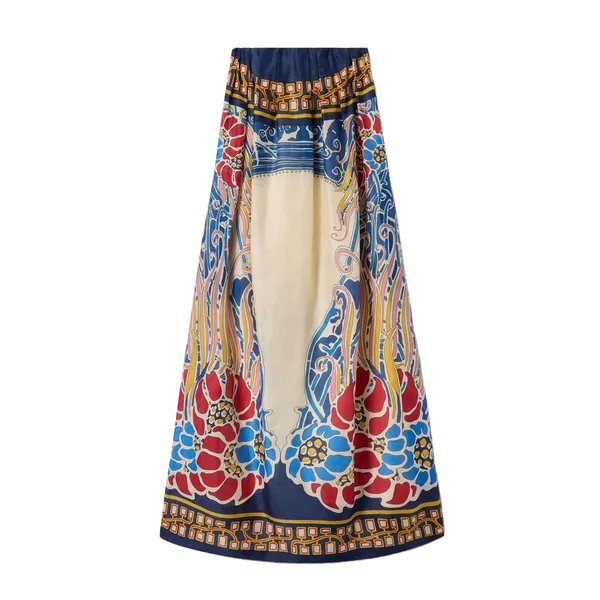 La Double J Filter Dress in Lemuria Placée Blue