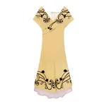 La Double J Foyer Dress in Solid Yellow