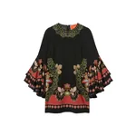 La Double J Friday Dress in Cornucopia Placée Black