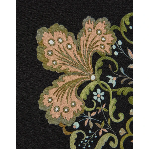 La Double J Friday Dress in Cornucopia Placée Black, view 6
