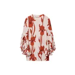 La Double J Friday Dress in Iris Dark Orange