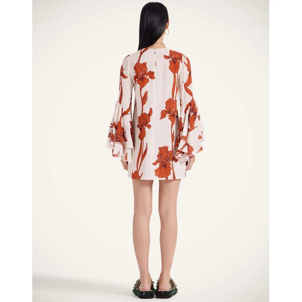 La Double J Friday Dress in Iris Dark Orange, view 3