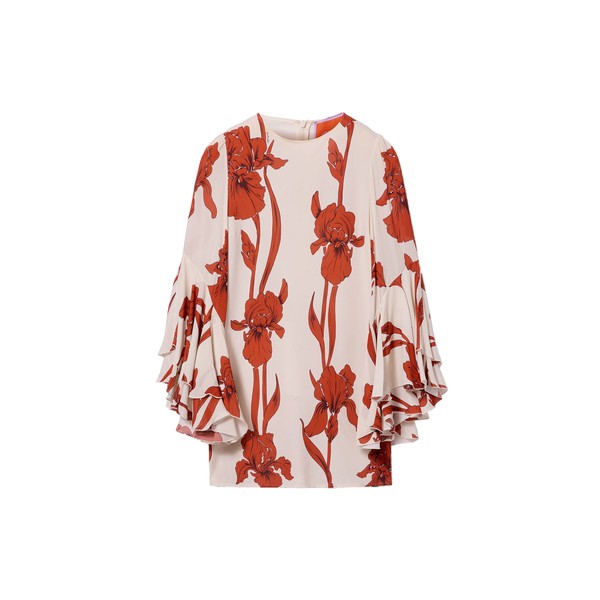 La Double J Friday Dress in Iris Dark Orange