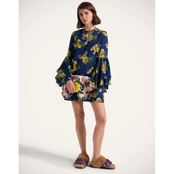 La Double J Friday Dress in Riptide Midnight Blue, view 3