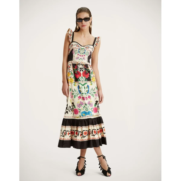 La Double J Gingerbread Dress in Plaza Placée Ivory, view 2
