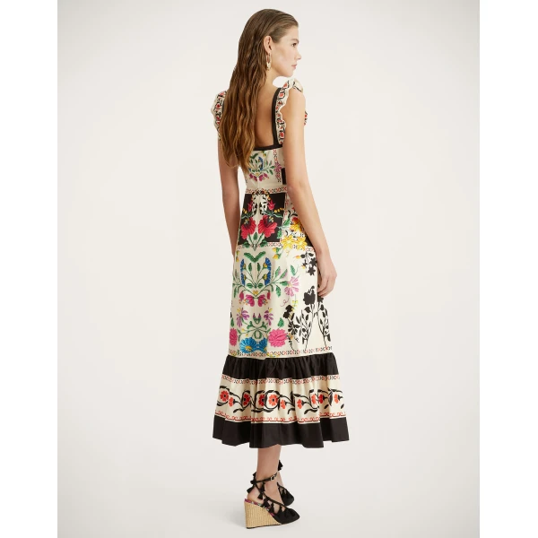 La Double J Gingerbread Dress in Plaza Placée Ivory, view 3