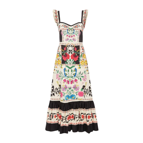 La Double J Gingerbread Dress in Plaza Placée Ivory, view 5