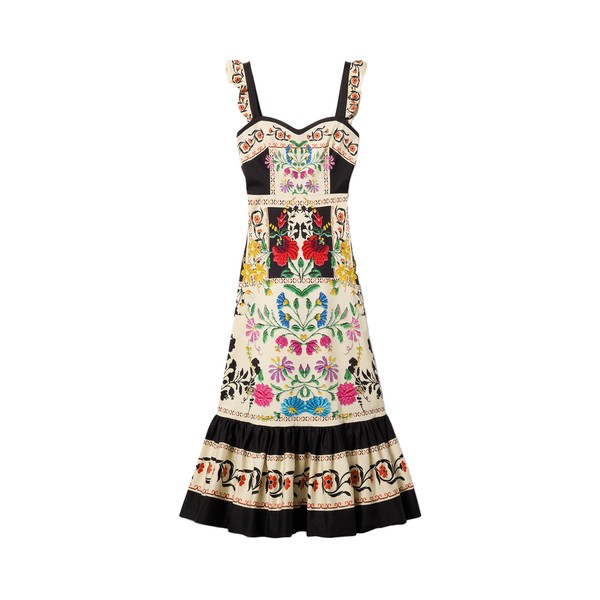 La Double J Gingerbread Dress in Plaza Placée Ivory