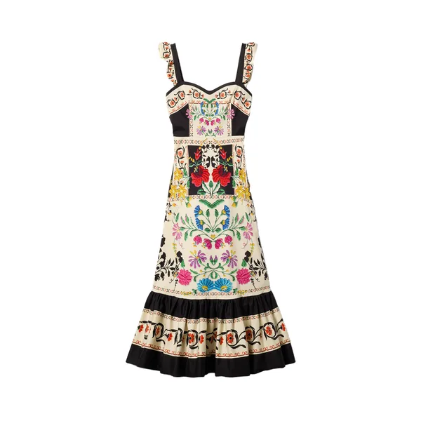 La Double J Gingerbread Dress in Plaza Placée Ivory