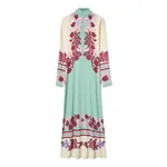 La Double J Halle Dress in Regalia Placée Menta