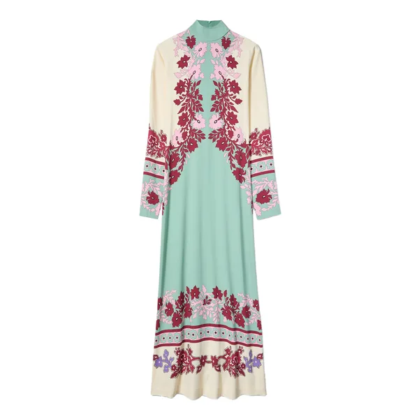 La Double J Halle Dress in Regalia Placée Menta