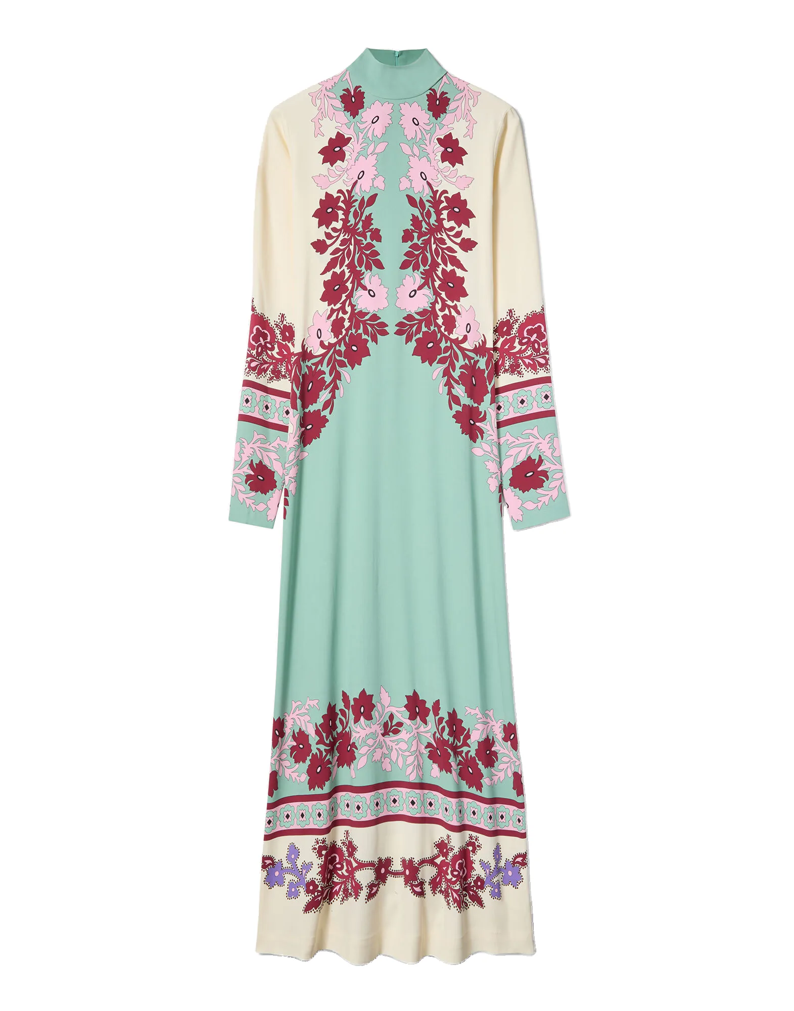 La DoubleJ Halle Dress in Regalia Placée Menta - Dresses - Milanese Maximalist Fashion at Luxury Shoes La Double J Halle Dress in Regalia Placée Menta