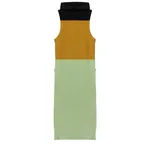 La DoubleJ Hoody Dress in Color Block Black La Double J Hoody Dress in Color Block Black, Yellow & Green