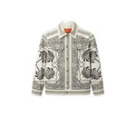 La DoubleJ JJ Jean Jacket in Mirage Placée Green - Jackets - Milanese Maximalist Fashion at Luxury Shoes La Double J JJ Jean Jacket in Mirage Placée Green