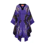 La Double J Karis Kaftan in Atlantis Placée Purple