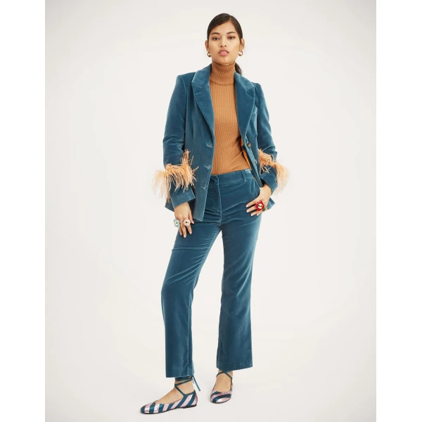 La Double J Keaton Jacket in Light Blue, view 3