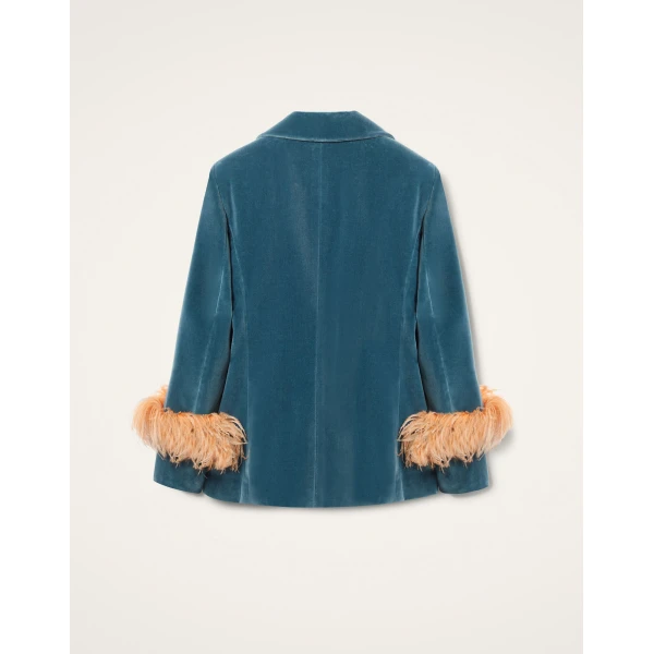 La Double J Keaton Jacket in Light Blue, view 6