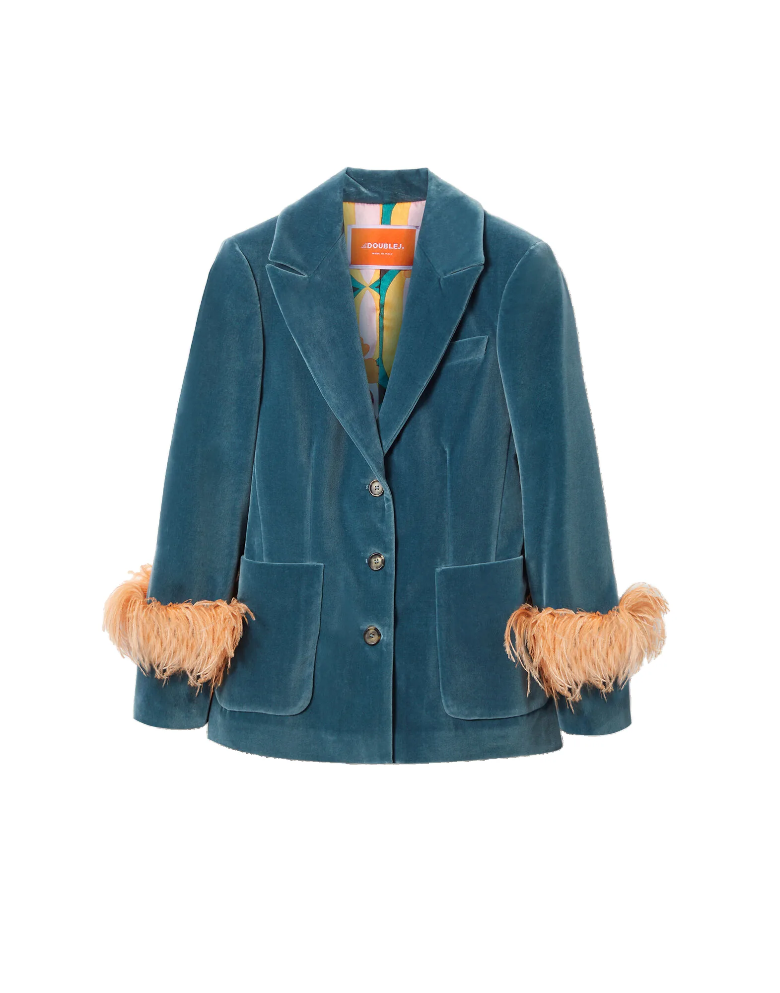 La DoubleJ Keaton Jacket in Light Blue - Jackets - Milanese Maximalist Fashion at Luxury Shoes La Double J Keaton Jacket in Light Blue