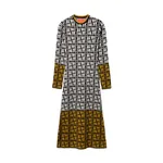 La DoubleJ Knit Swing Dress in Black & White - Dresses - Milanese Maximalist Fashion at Luxury Shoes La Double J Knit Swing Dress in Black & White
