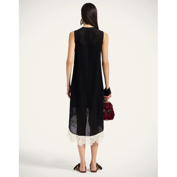 La Double J La Scala High Dress in Solid Black, view 3