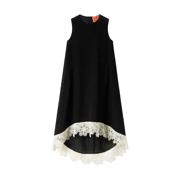 La Double J La Scala High Dress in Solid Black