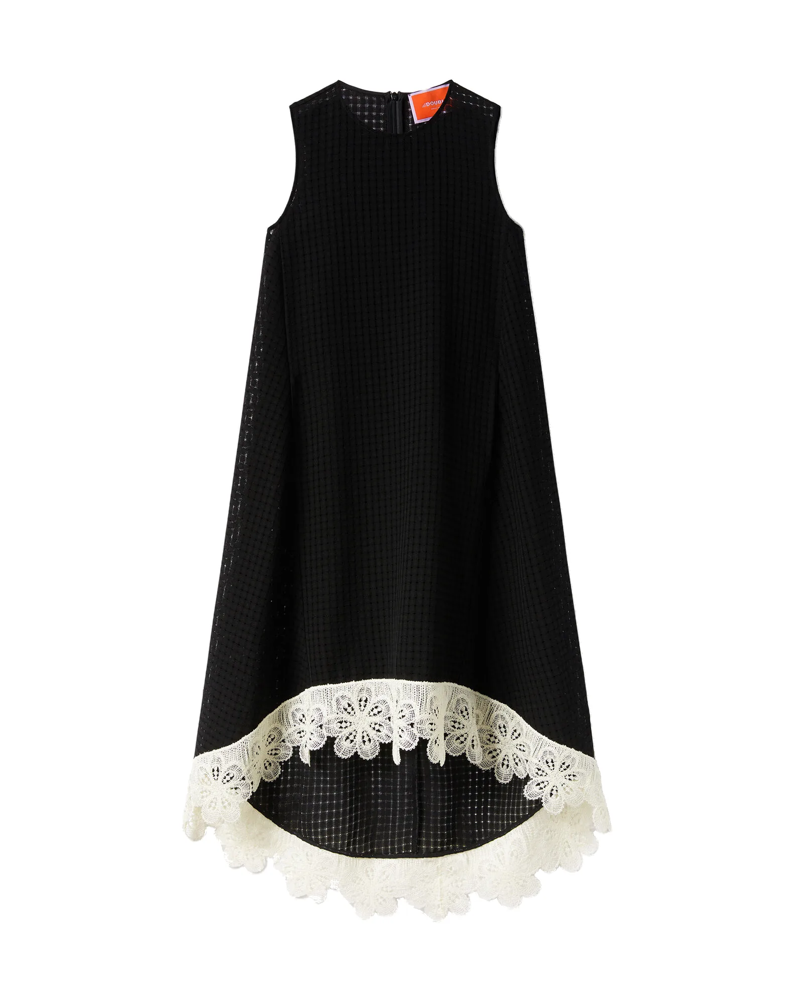 La DoubleJ La Scala High Dress in Solid Black - Dresses - Milanese Maximalist Fashion at Luxury Shoes La Double J La Scala High Dress in Solid Black