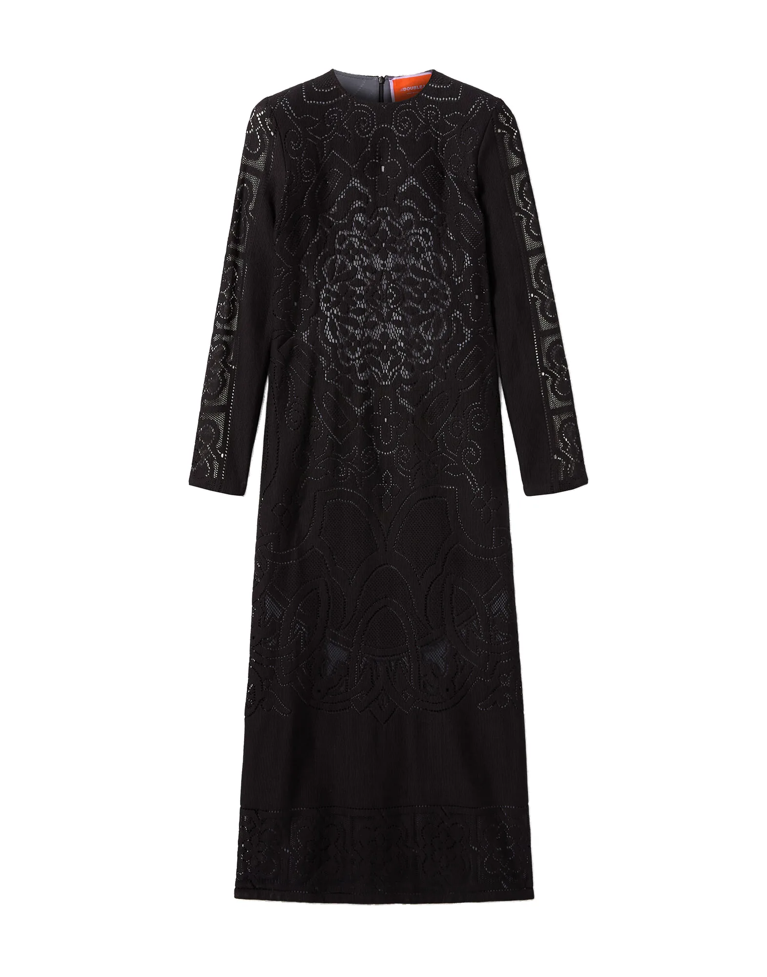 La DoubleJ Lacey Swing Dress in Solid Black - Dresses - Milanese Maximalist Fashion at Luxury Shoes La Double J Lacey Swing Dress in Solid Black