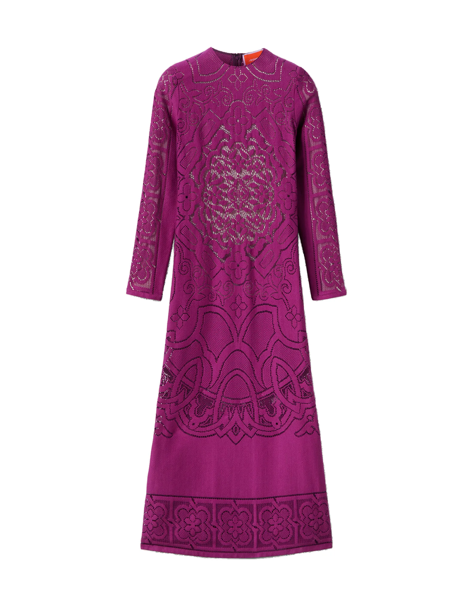 La DoubleJ Lacey Swing Dress in Solid Purple - Dresses - Milanese Maximalist Fashion at Luxury Shoes La Double J Lacey Swing Dress in Solid Purple