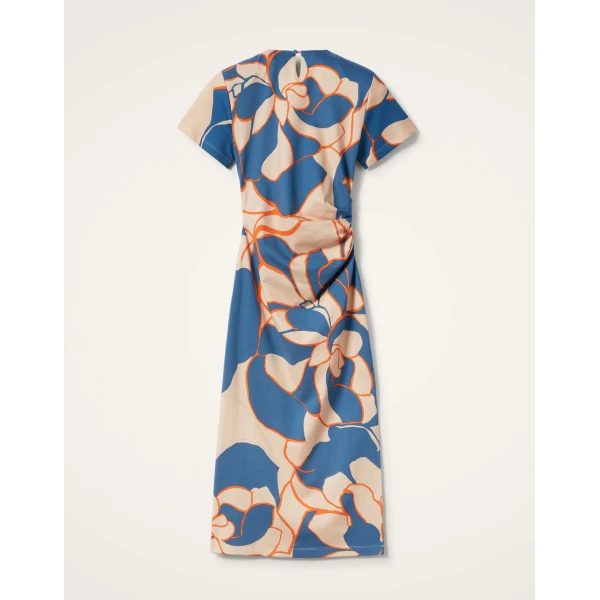 La Double J Lela Dress in Dea Dahlia Blue Petrol, view 6