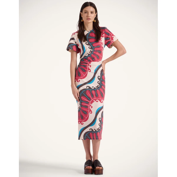 La Double J Lela Dress in Pacific Ivory, view 2