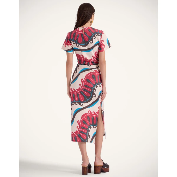 La Double J Lela Dress in Pacific Ivory, view 3