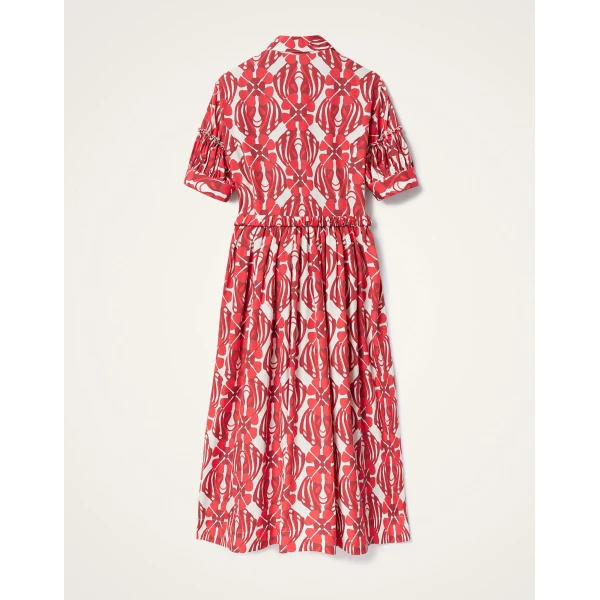 La Double J Libertine Dress in Clover Red, view 6