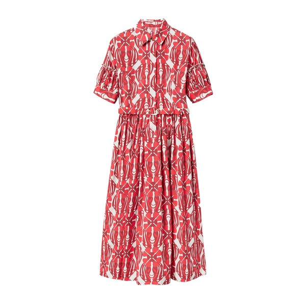 La Double J Libertine Dress in Clover Red
