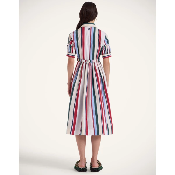 La Double J Libertine Dress in Stripes Multicolor, view 3