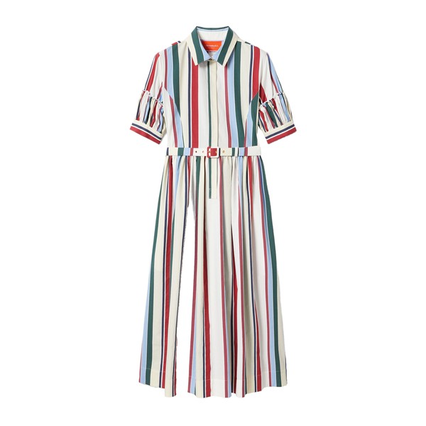 La Double J Libertine Dress in Stripes Multicolor